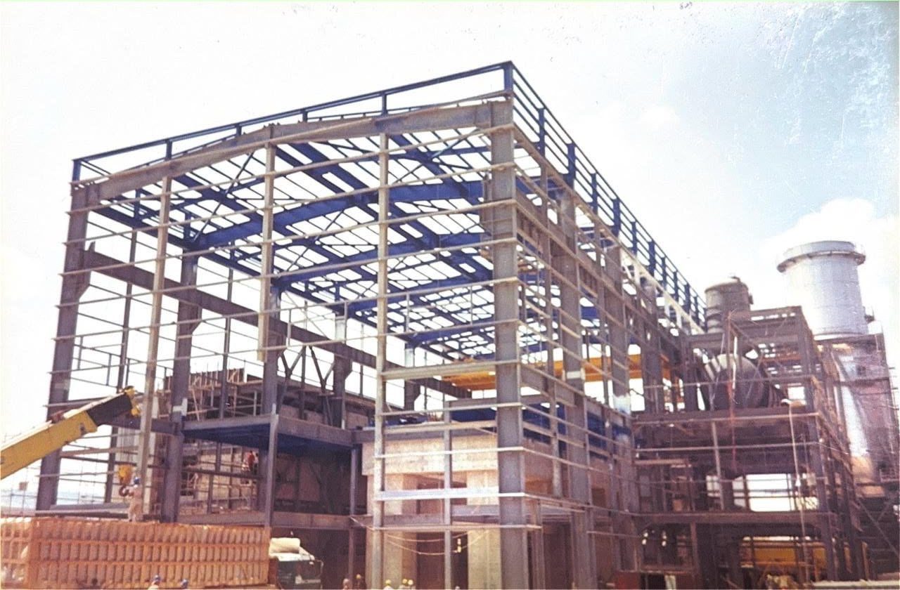 Multi-storey steel structure erected by Hrayki Enterprise