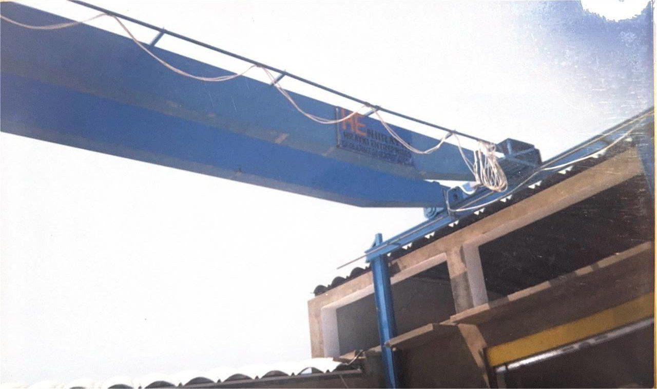 Steel crane structure fabricated by Hrayki Enterprise